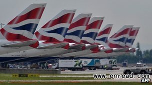 the fines come in the wake of a row over landing slots at heathrow