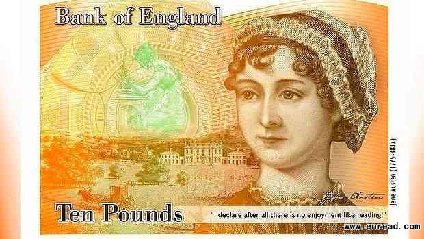 british 19th century novelist jane austen will become the face of the new 10 pound note, the bank of england said on wednesday, defusing criticism that women are under-represented on the country's currency.